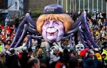 В Германии на карнавале смеялись из основных политических событий года (фото, видео)