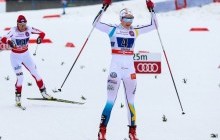 Стина Нильссон из Швеции стала олимпийской чемпионкой в лыжном спринте