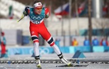 Норвежка Хага выиграла лыжную гонку на 10 км. на Олимпиаде