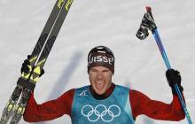 Швейцарец Колонья выиграл золото Олимпиады в лыжной гонке на 15 километров