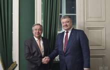 Порошенко і генсек ООН обговорили розгортання миротворчої місії на Донбасі