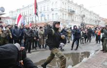 Поліція прокоментувала погроми у центрі Києва під час акції "Смерть Росії"