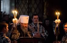 Митрополит Онуфрій у перший день посту звершив читання Великого покаянного канону у Києво-Печерській лаврі