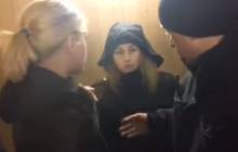 Вычисленную после раздевания женщин в суде Киева активистку Femen отпустили (видео)