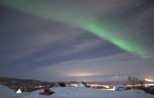 У Норвегії на відео зняли яскраве північне сяйво