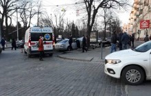 На перекрестке в центре Харькова столкнулись четыре автомобиля (фото)