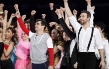 Чаплин, Супермен и другие образы на показательных выступлениях фигуристов в Пхенчхане (фоторепортаж)