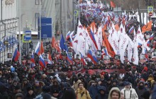 У Москві на марш пам'яті Нємцова поліція заборонила проносити плакати «Я против аннексии Крыма»