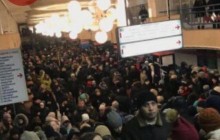 В Киеве временно закрыли "красную ветку" метро