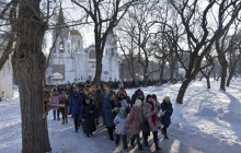 У Чернігові в день Торжества Православ'я понад 3 тис віруючих пройшли хресним ходом 35 кілометрів