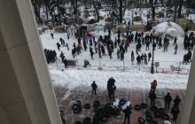 Під Радою сталися сутички: Геращенко заявив, що постраждали двоє поліцейських (фото, відео)