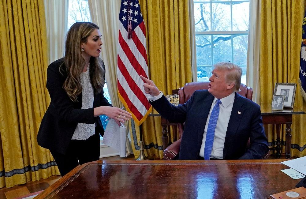 Хоуп Хікс і Дональд Трамп / REUTERS