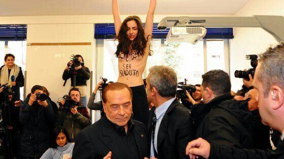 Активиска Femen показала Берлусконі свій протест / femen.org Активиска Femen показала Берлусконі свій протест / femen.org