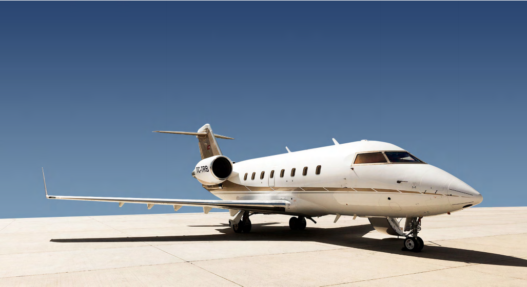 Літак Bombardier Challenger 604 з бортовим номером TC-TRB / фото mcaviation.com.tr