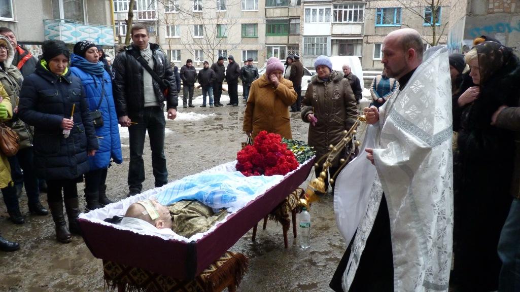 Прощание с погибшим Александром Швецом / Фото myalexandriya.blogspot.com