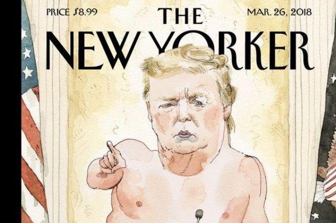 Журнал опубликовал обложку с карикатурой на Трампа / The New Yorker / Facebook Журнал опубликовал обложку с карикатурой на Трампа / The New Yorker / Facebook