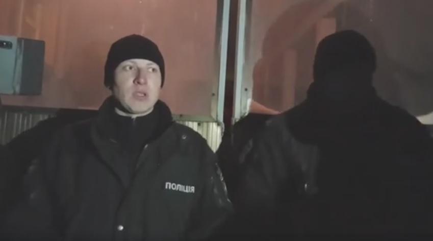 Поліції поки що не надала коментар з приводу вантажівки / скріншот відео David Sakvarelidze Поліції поки що не надала коментар з приводу вантажівки / скріншот відео David Sakvarelidze