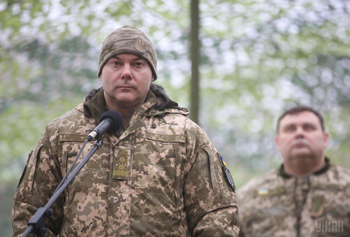 Сергій Наєв розповів про ситуацію на фронті / фото УНІАН Сергій Наєв розповів про ситуацію на фронті / фото УНІАН