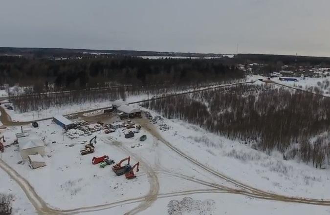 На звалищі в Волоколамске стався викид сірководню / Скріншот На звалищі в Волоколамске стався викид сірководню / Скріншот