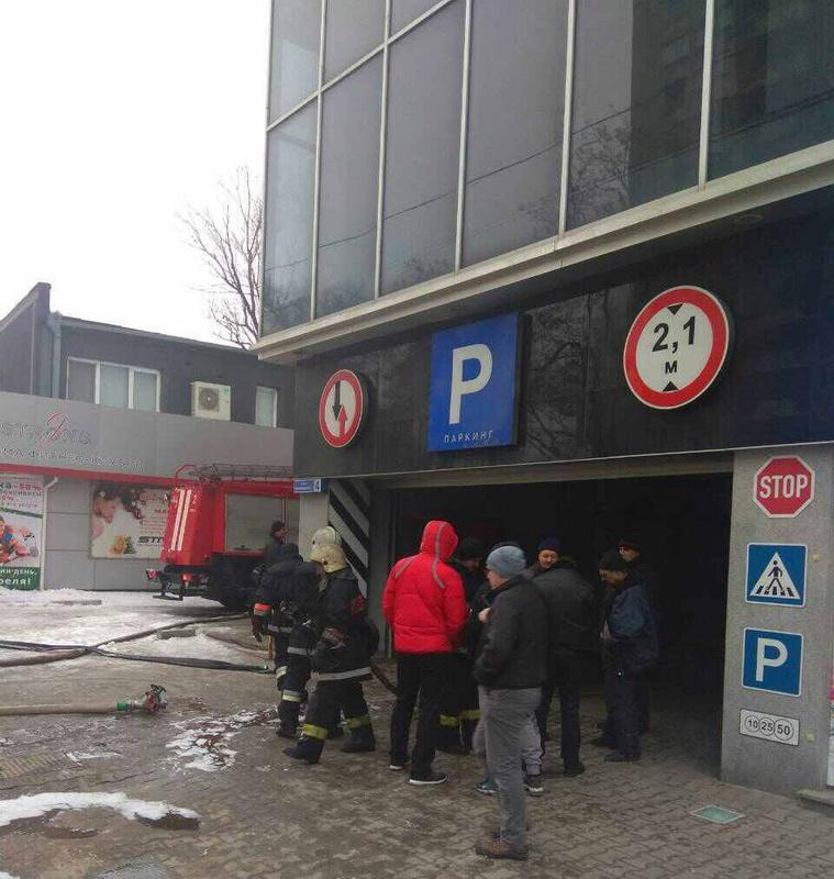 Пожежа сталася на паркінгу / odesa.dsns.gov.ua