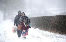 Европа страдает от холодов и метели: погибли по меньшей мере 55 человек (видео)