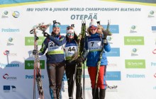 Украинка Кривонос завоевала серебро юниорского чемпионата мира по биатлону