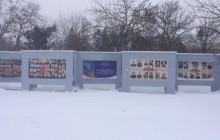 В Херсоне вандалы нарисовали свастику на мемориале Аллеи Героев независимой Украины