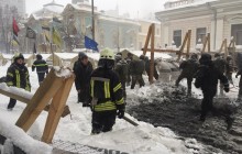 Полиция оцепила палатки в Мариинском парке
