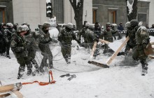 Снос палаток под Радой: как прошел разгон МихоМайдана (фото, видео)