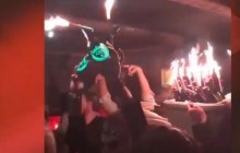 Фейерверки и дефиле официантов с дорогим шампанским: журналисты показали, как украинские политики отдыхали во Франции (видео)