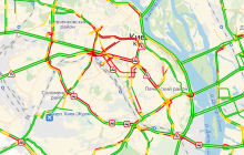 Через численні ДТП столицю паралізували 9-бальні затори