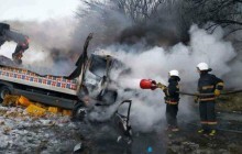 Жуткое ДТП на Днепропетровщине: погибли три человека (фото)