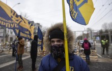 "Ни одного голоса окупанту": во Львове активисты пикетируют Генконсульство РФ