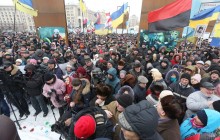 Прихильники Саакашвілі завершили акцію на Майдані: збираються "в гості" до Порошенка (фоторепортаж)