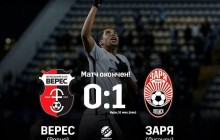 "Зоря" на засніженому полі обіграла на виїзді "Верес" у матчі УПЛ