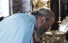 Предстоятель УПЦ на Афоне почтил память матери св. Пантелеимона Целителя