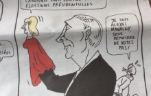 Журнал Charlie Hebdo опубликовал карикатуру на президентские выборы в России (фото)