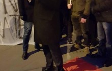 "Бандерівська ганчірка": польський депутат потоптався по прапору УПА - журналіст (фото)