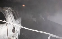 В одеському торговому центрі сталася пожежа на паркінгу (фото)