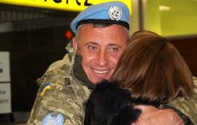 Seventy-five Ukrainian UN peacekeepers return home from Congo