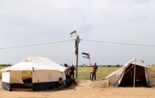 Израиль разместил более 100 снайперов на границе сектора Газа из-за палаток палестинцев