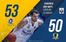 "Миколаїв" вдруге переміг "Будівельник" і вийшов у півфінал баскетбольної Суперліги