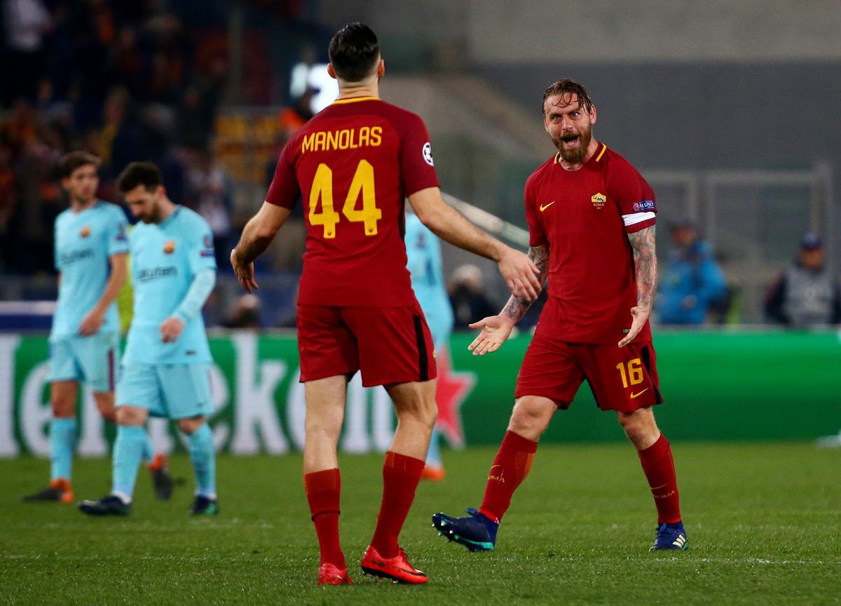 "Рома" розбила "Барселону" і вийшла у чвертьфінал / Reuters