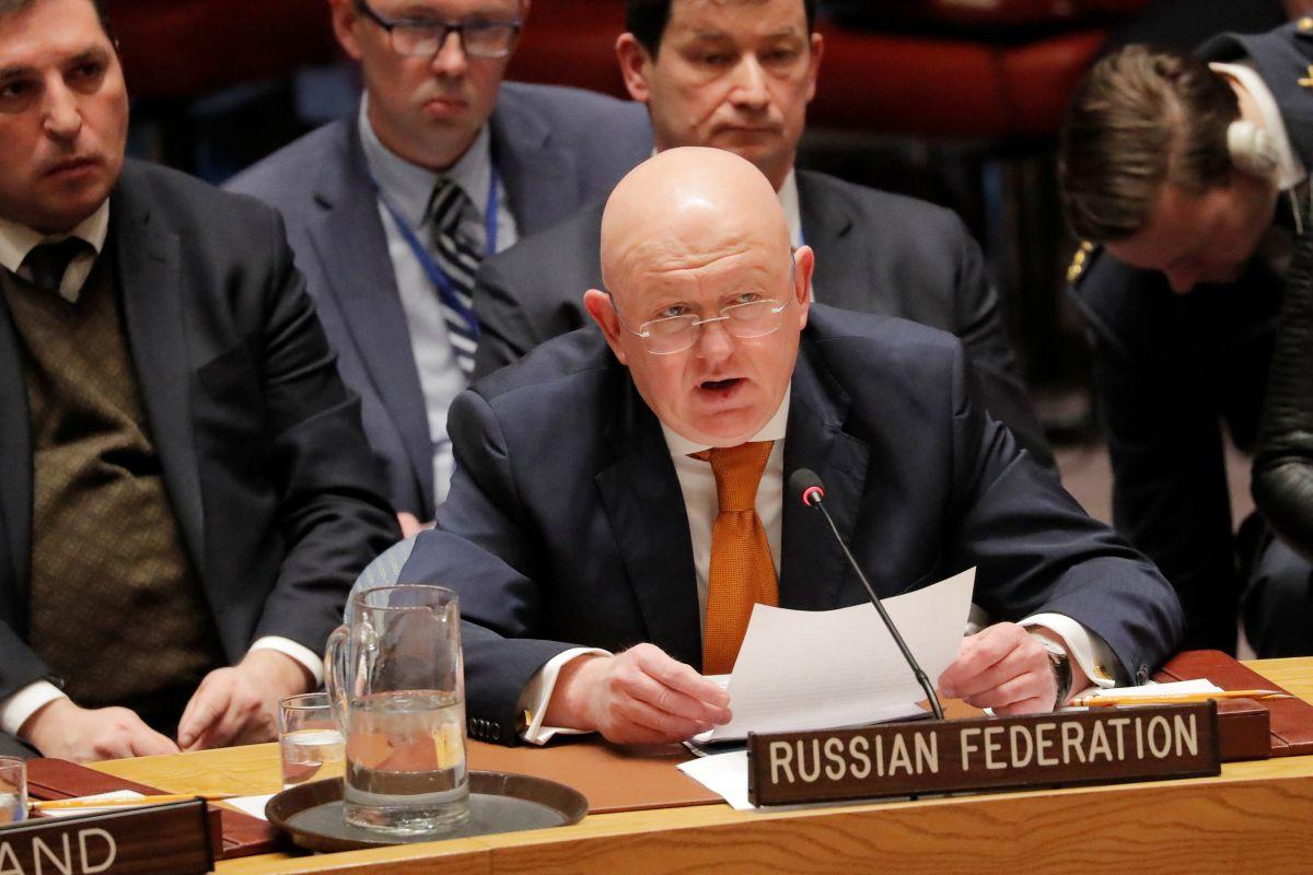 Permanent representative of the Russian Federation Nebenzya accused of nuclear 