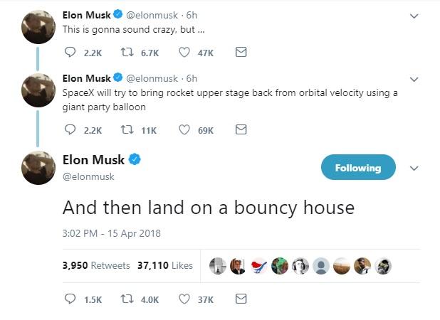 Скриншот twitter.com/elonmusk Скриншот twitter.com/elonmusk