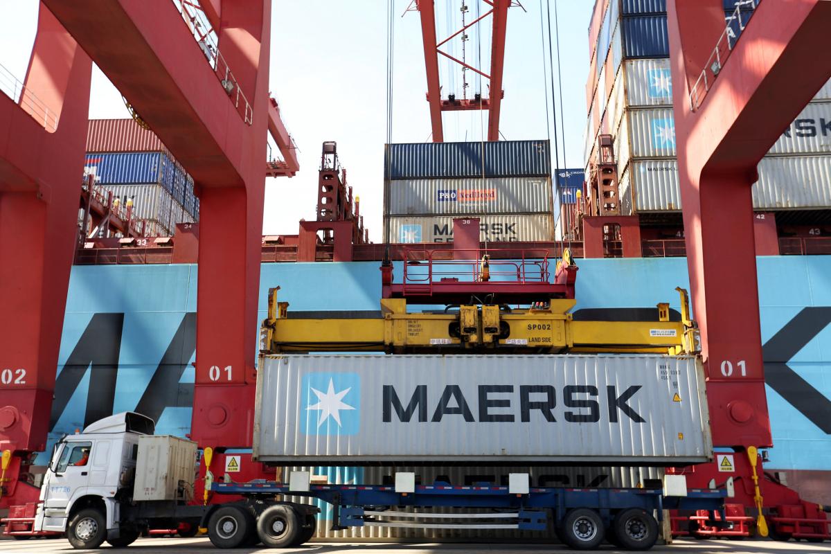 Продажа Maersk объектов является следствием решения компании, принятого в марте 2022 года / Иллюстрация REUTERS