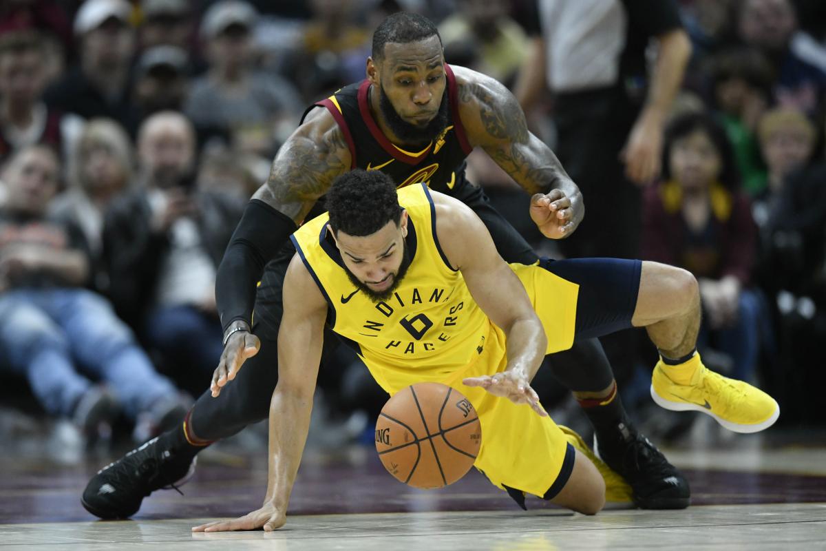 "Индиана" перегородила путь "Кливленду" к победе в первом матче плей-офф / Reuters