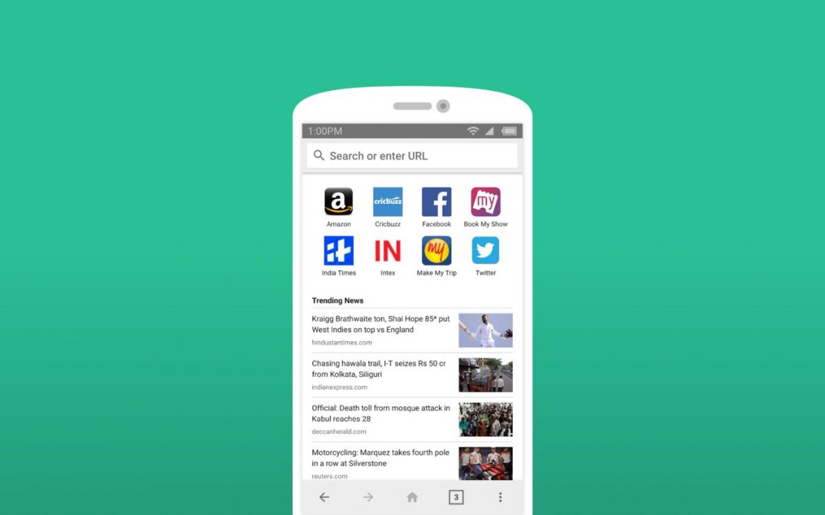 Интерфейс браузера Internet / фото techcrunch.com Интерфейс браузера Internet / фото techcrunch.com