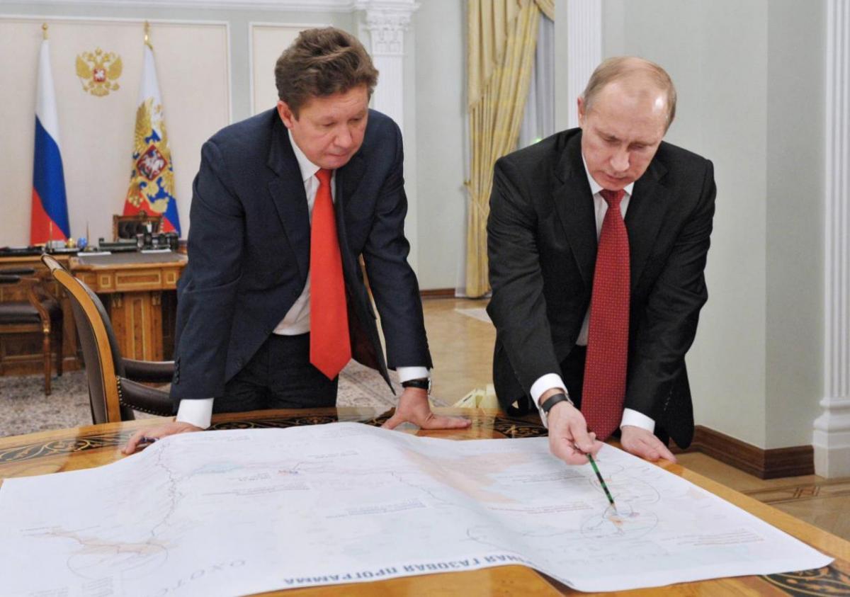 Алексей Миллер и Владимир Путин / фото REUTERS