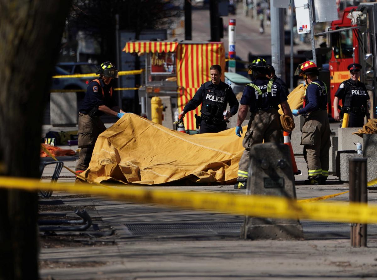 Image result for Driver Kills 10, Injures 15 Ploughing Van Into Toronto Sidewalk Crowd